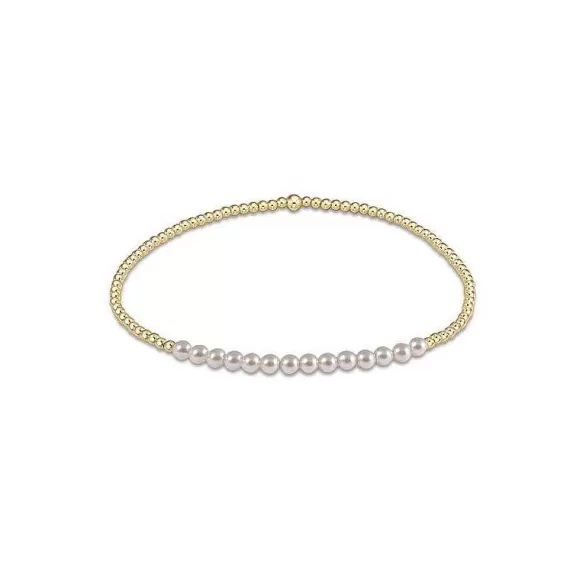 ENewton Design 14K Gold-Filled Bliss 2 Mm Bead Bracelet-Pearl> Bracelets