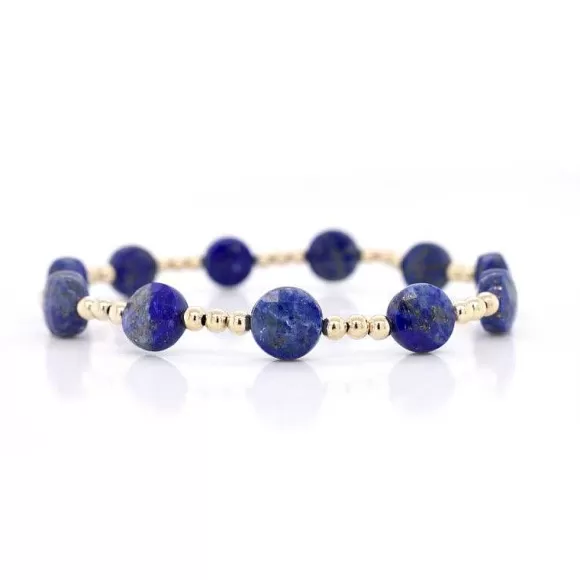 ENewton Design Admire Gold 3 Mm Bead Bracelet-Lapis> Bracelets