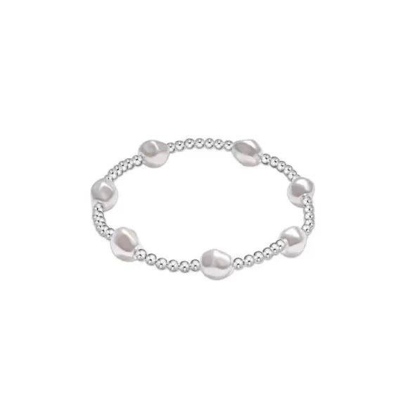 ENewton Design Admire Sterling 3Mm Bead Bracelet - Pearl> Bracelets