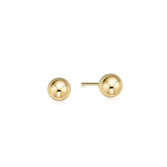 ENewton Design Classic Ball Stud- Gold> Earrings