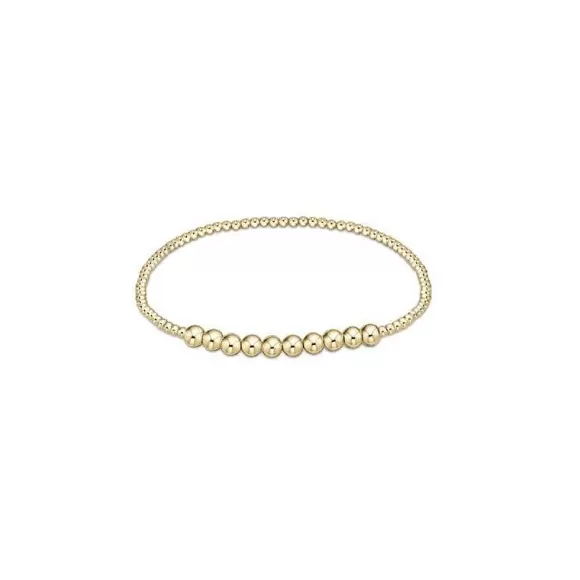 ENewton Design Classic Beaded Bliss 2Mm Bead Bracelet - 4 Mm Gold> Bracelets