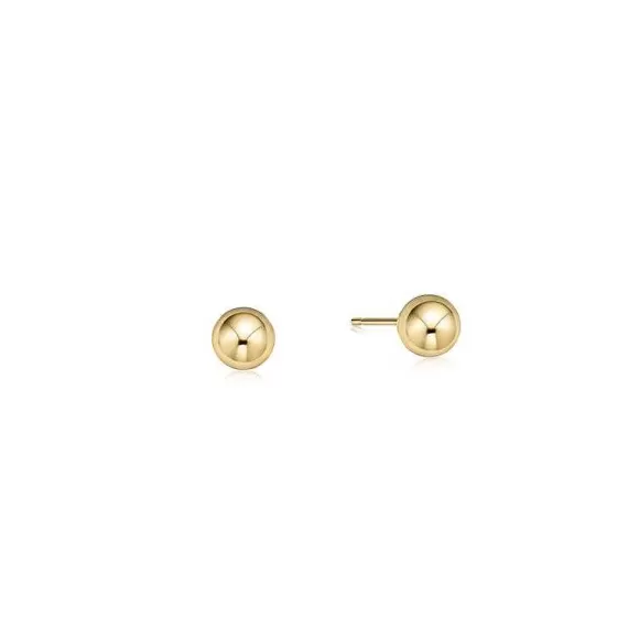 ENewton Design Classic Gold Ball Stud> Earrings