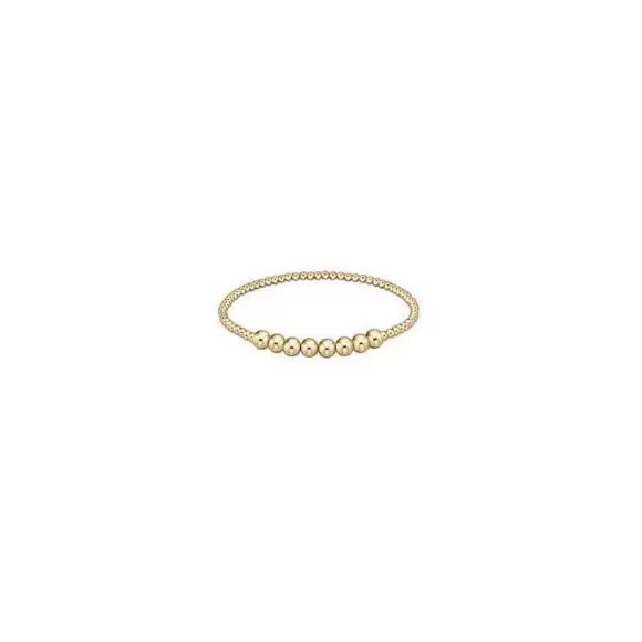 ENewton Design Classic Gold Beaded Bliss 2.5 Mm Bead Bracelet- 5Mm Gold> Bracelets