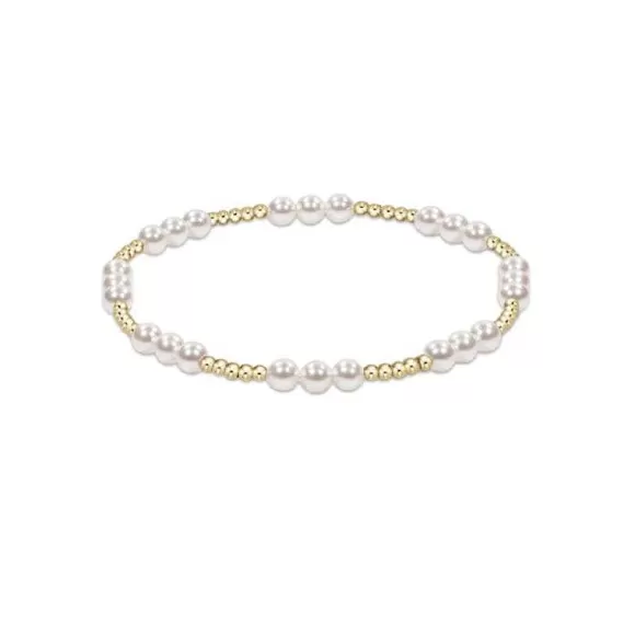 ENewton Design Classic Joy Pattern 4 Mm Bead Bracelet-Pearl> Bracelets