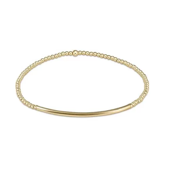 ENewton Design E Newton Bliss Bar Gold Pattern 2.5 Mm Bead Bracelet-Gold> Bracelets