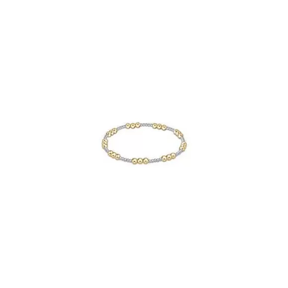 ENewton Design Enewton Classic Joy Pattern 4 Mm Bead Bracelet-Mixed Metal> Bracelets