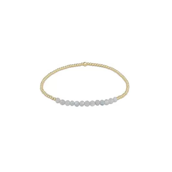 ENewton Design Gold Bliss 2Mm Bead Bracelet-Labradorite> Bracelets