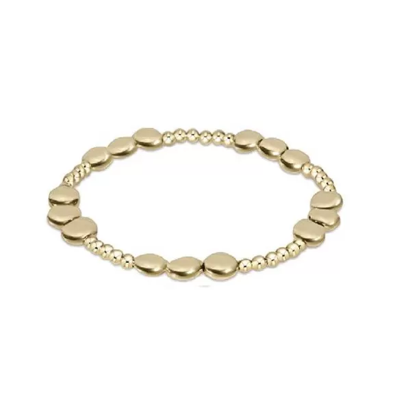 ENewton Design Honesty Joy Pattern 6 Mm Bead Bracelet-Gold> Bracelets