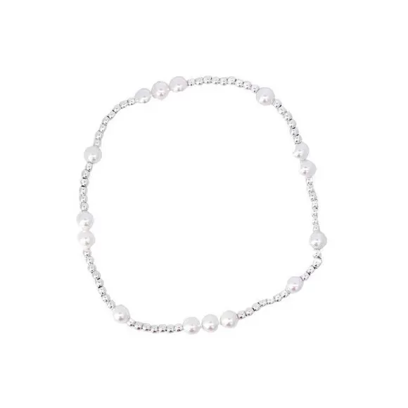 ENewton Design Hope Unwritten Sterling 4 Mm Bead Bracelet-Pearl> Bracelets