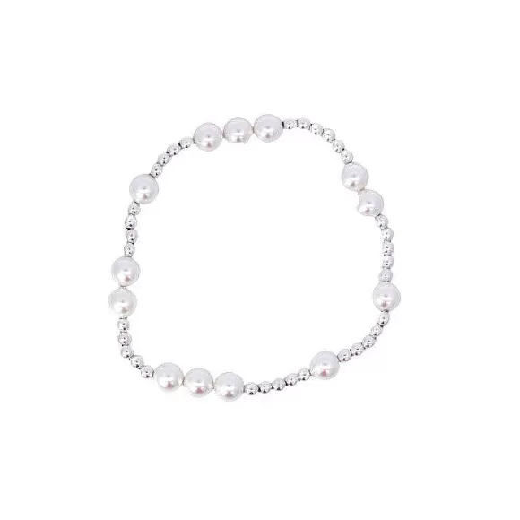 ENewton Design Hope Unwritten Sterling 6 Mm Bead Bracelet-Pearl> Bracelets