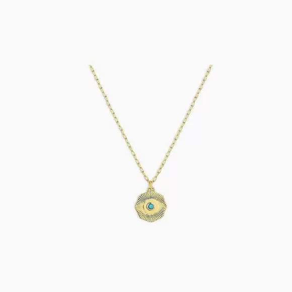 Gorjana Birthstone Coin Necklace-December> Necklaces