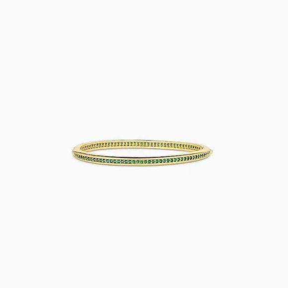 Gorjana Paseo Shimmer Cuff Bracelet-Emerald> Bracelets