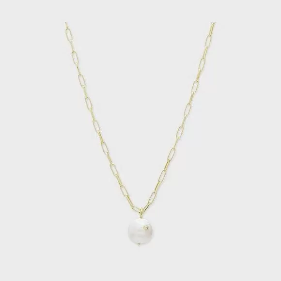 Gorjana Reese Pearl Necklace> Necklaces