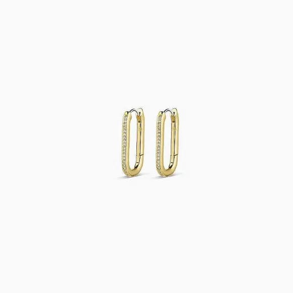 Gorjana Zoey Shimmer Hoops> Earrings