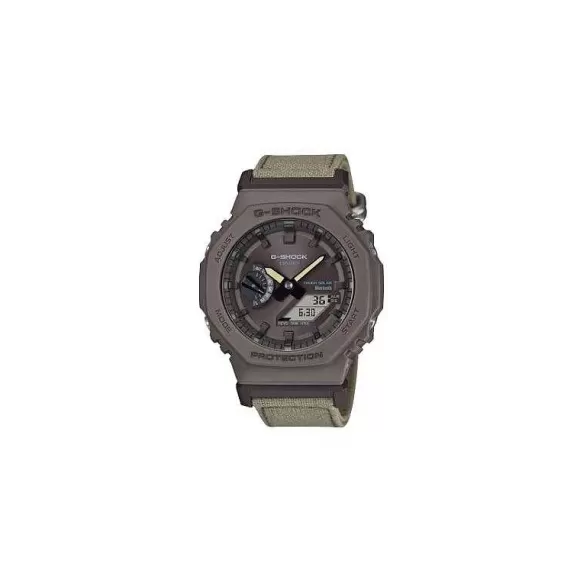 G-Shock Tough Solar Natural Coexist -Connected- Tan With Cloth Band> Watches