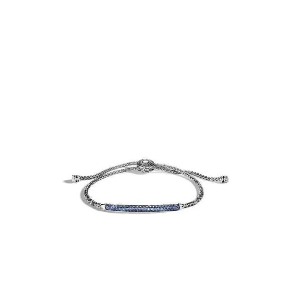 John Hardy Classic Chain Bracelet With Blue Sapphire> Bracelets