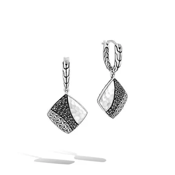 John Hardy Classic Chain Hammered Drop Earrings> Earrings