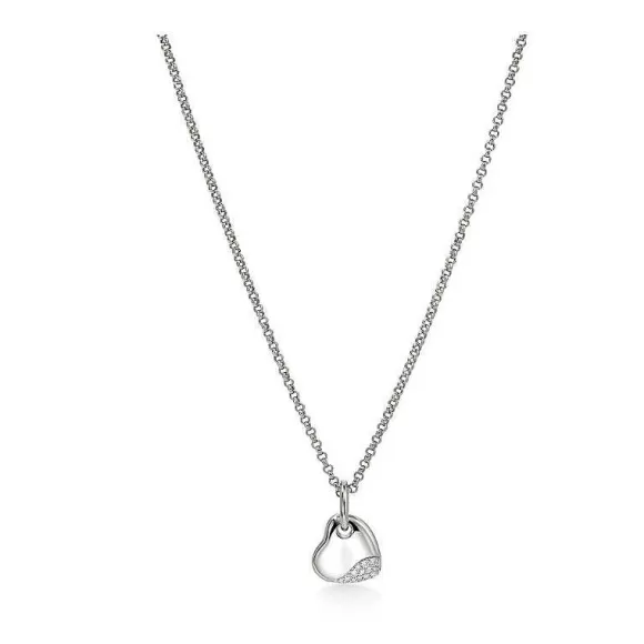 John Hardy Diamond Pave Pebble Heart Pendant> Pendants