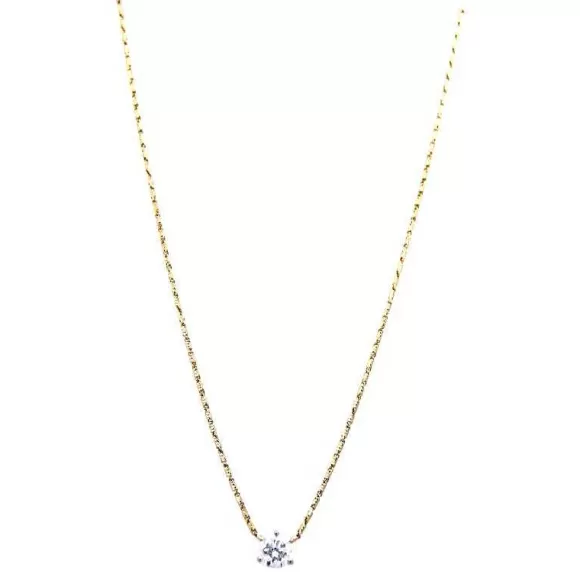 Kelley Collection 3-Prong Solitaire Pendant> Pendants