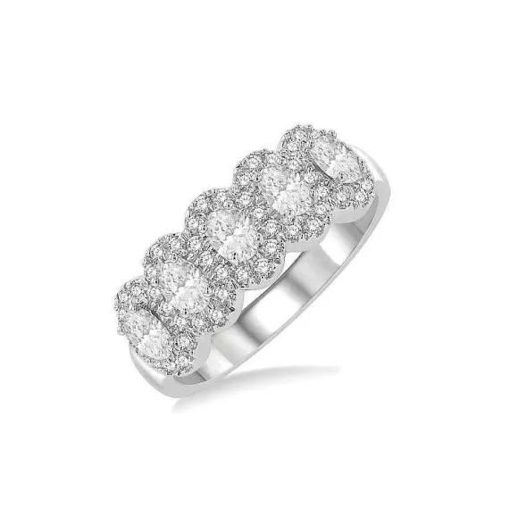 Kelley Collection 5-Stone Oval Shape Diamond Ring> Rings