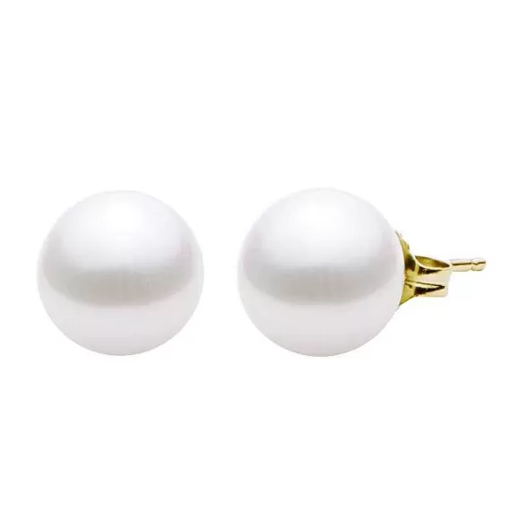 Kelley Collection 9 Mm Freshwater Cultured Pearl Stud Earrings> Earrings