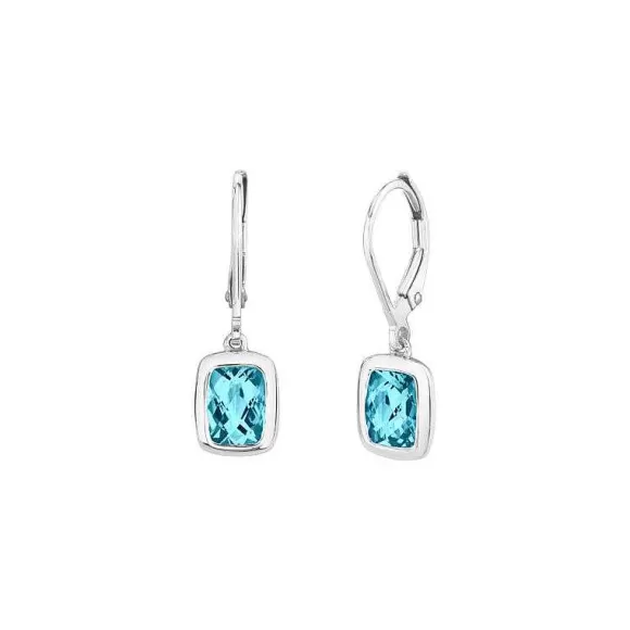 Kelley Collection Blue Topaz Earrings> Earrings