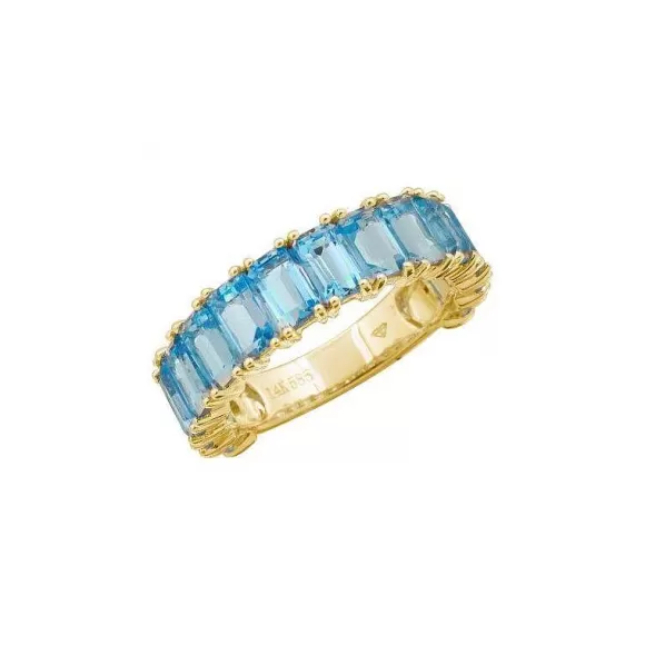 Kelley Collection Blue Topaz Ring> Rings