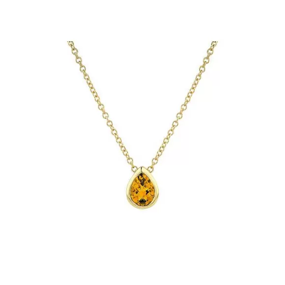 Kelley Collection Citrine Necklace> Pendants