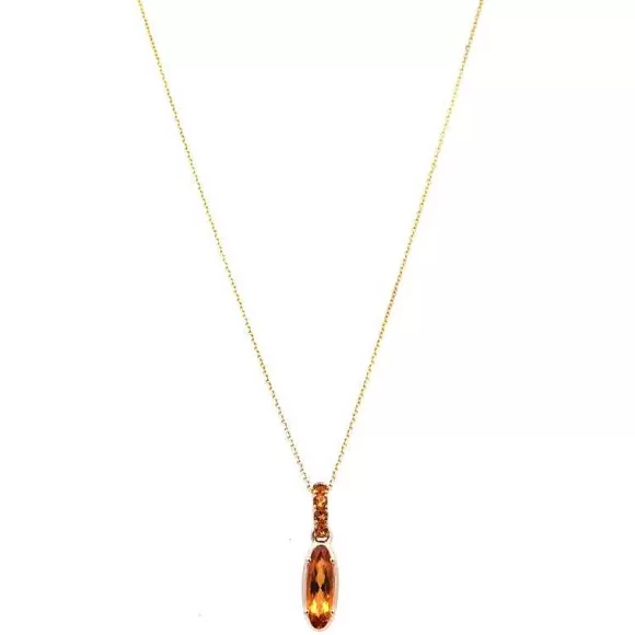 Kelley Collection Citrine Pendant> Pendants