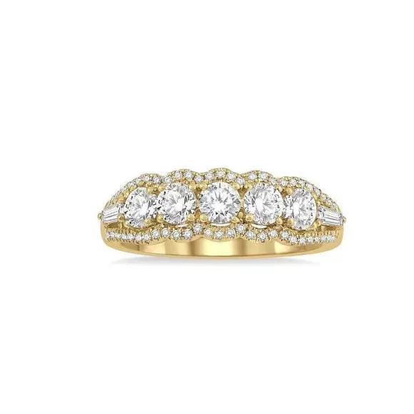 Kelley Collection Diamond 5-Stone Ring> Rings