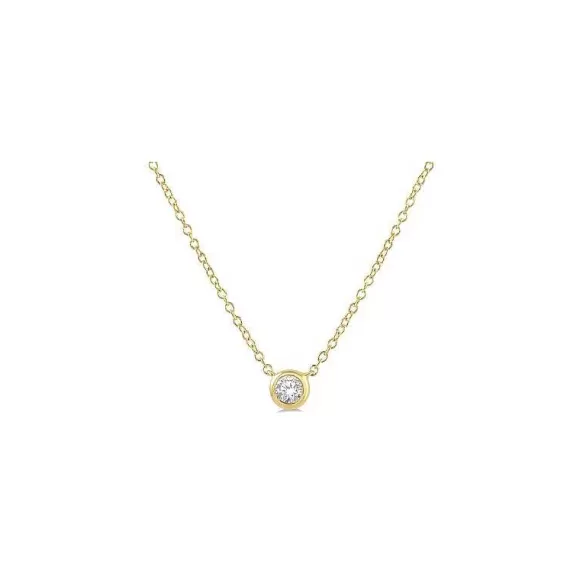 Kelley Collection Diamond Bezel Pendant> Pendants