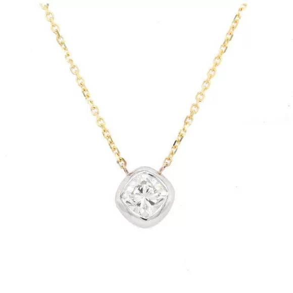 Kelley Collection Diamond Bezel Set Pendant> Pendants