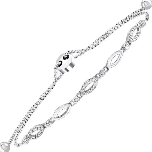 Kelley Collection Diamond Bolo Bracelet> Bracelets