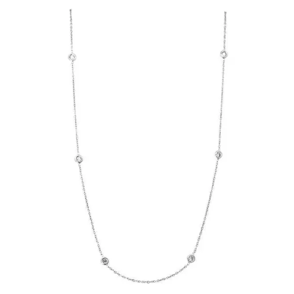 Kelley Collection Diamond Chain Necklace> Necklaces