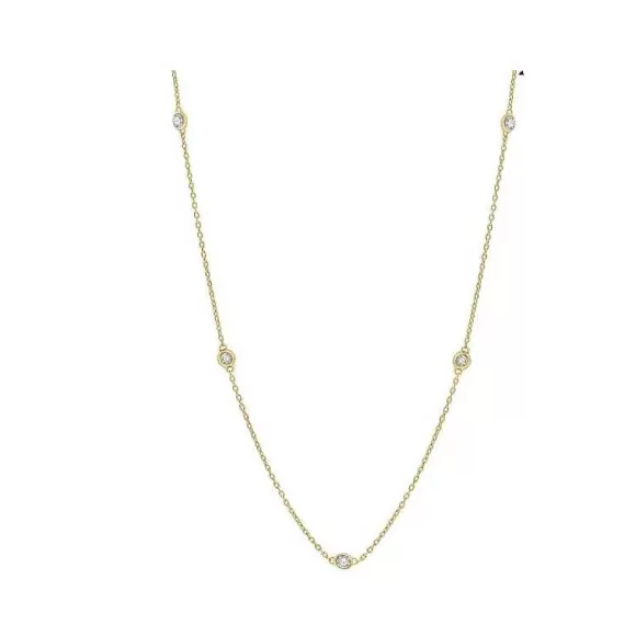 Kelley Collection Diamond Chain Necklace> Necklaces