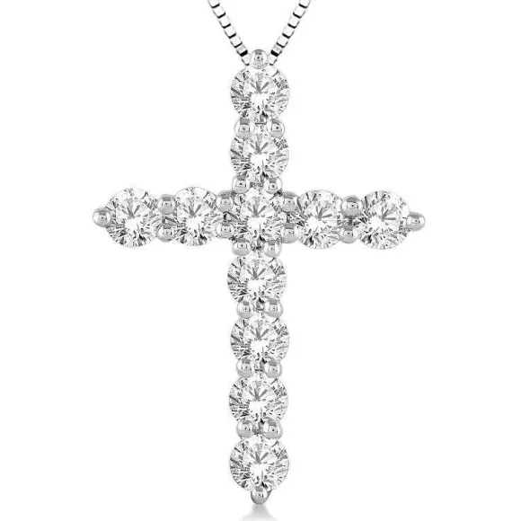 Kelley Collection Diamond Cross Pendant> Pendants