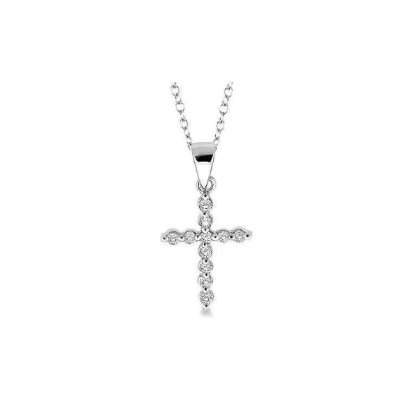 Kelley Collection Diamond Cross Pendant> Pendants