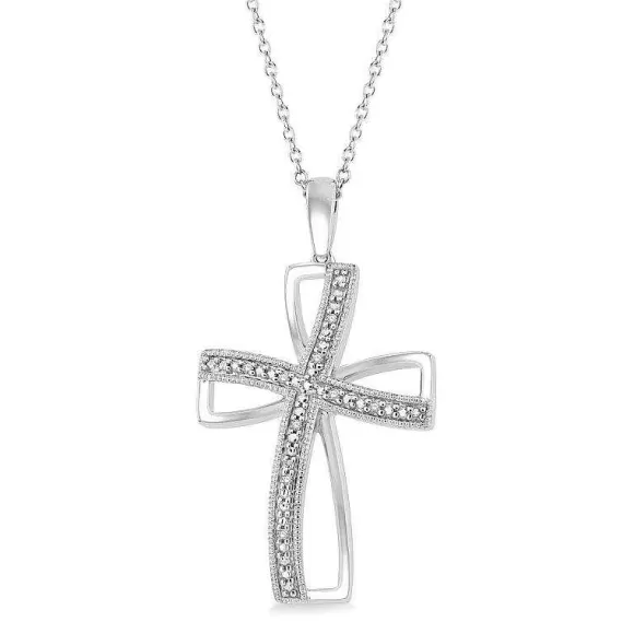 Kelley Collection Diamond Cross Pendant> Pendants