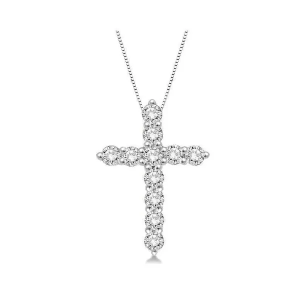 Kelley Collection Diamond Cross Pendant> Pendants