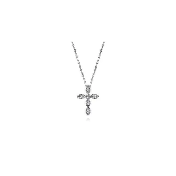 Kelley Collection Diamond Cross Pendant> Pendants