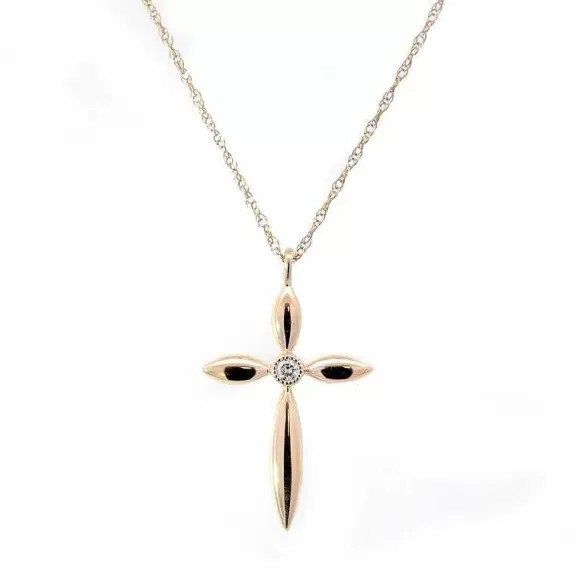 Kelley Collection Diamond Cross Pendant> Pendants