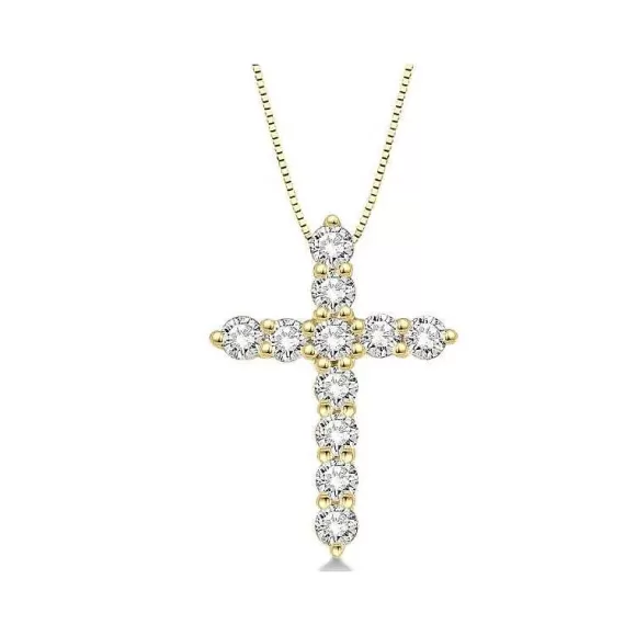 Kelley Collection Diamond Cross Pendant> Pendants