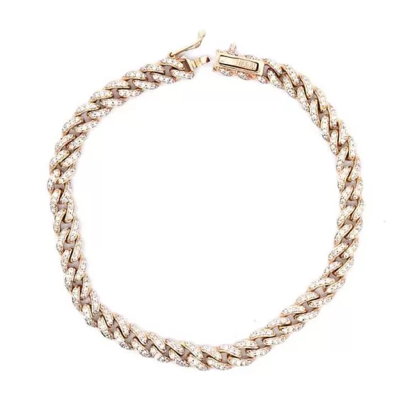 Kelley Collection Diamond Cuban Bracelet> Bracelets