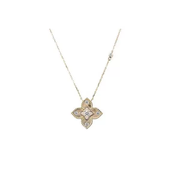 Kelley Collection Diamond Flower Pendant> Pendants