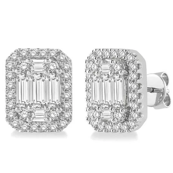 Kelley Collection Diamond Fusion Stud Earrings> Earrings