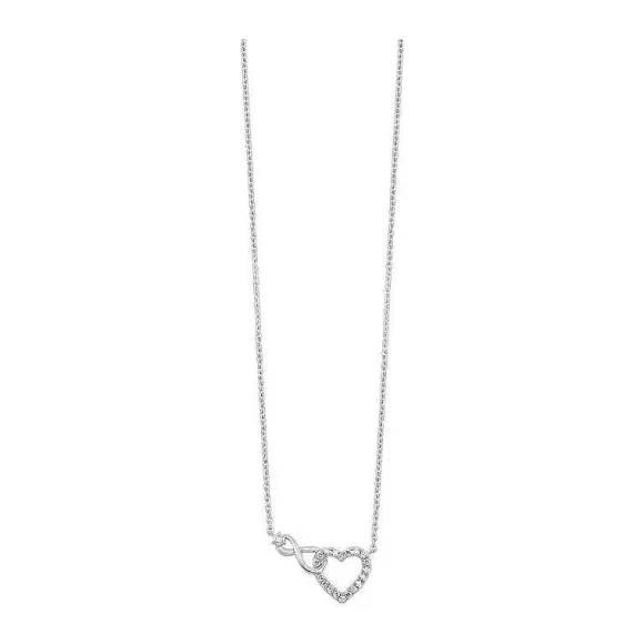 Kelley Collection Diamond Heart Entwined Infinity Necklace> Pendants