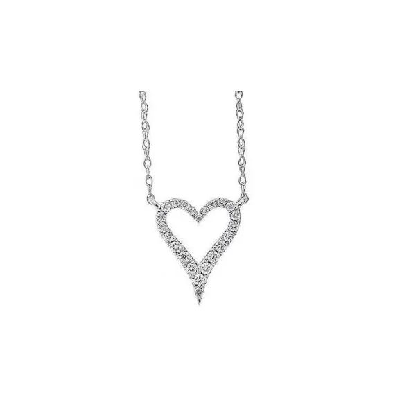 Kelley Collection Diamond Heart Pendant> Pendants