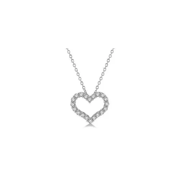 Kelley Collection Diamond Heart Pendant> Pendants