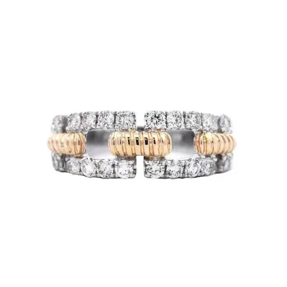 Kelley Collection Diamond Link Ring> Rings