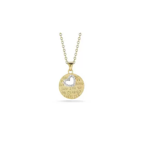 Kelley Collection Diamond "Love" Pendant> Pendants